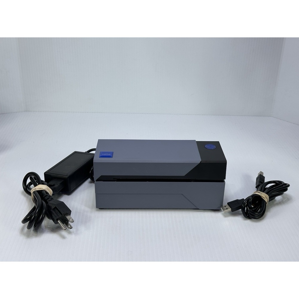 Rollo X1038 Thermal Label Printer Logistics Label USB  Cables  Tested